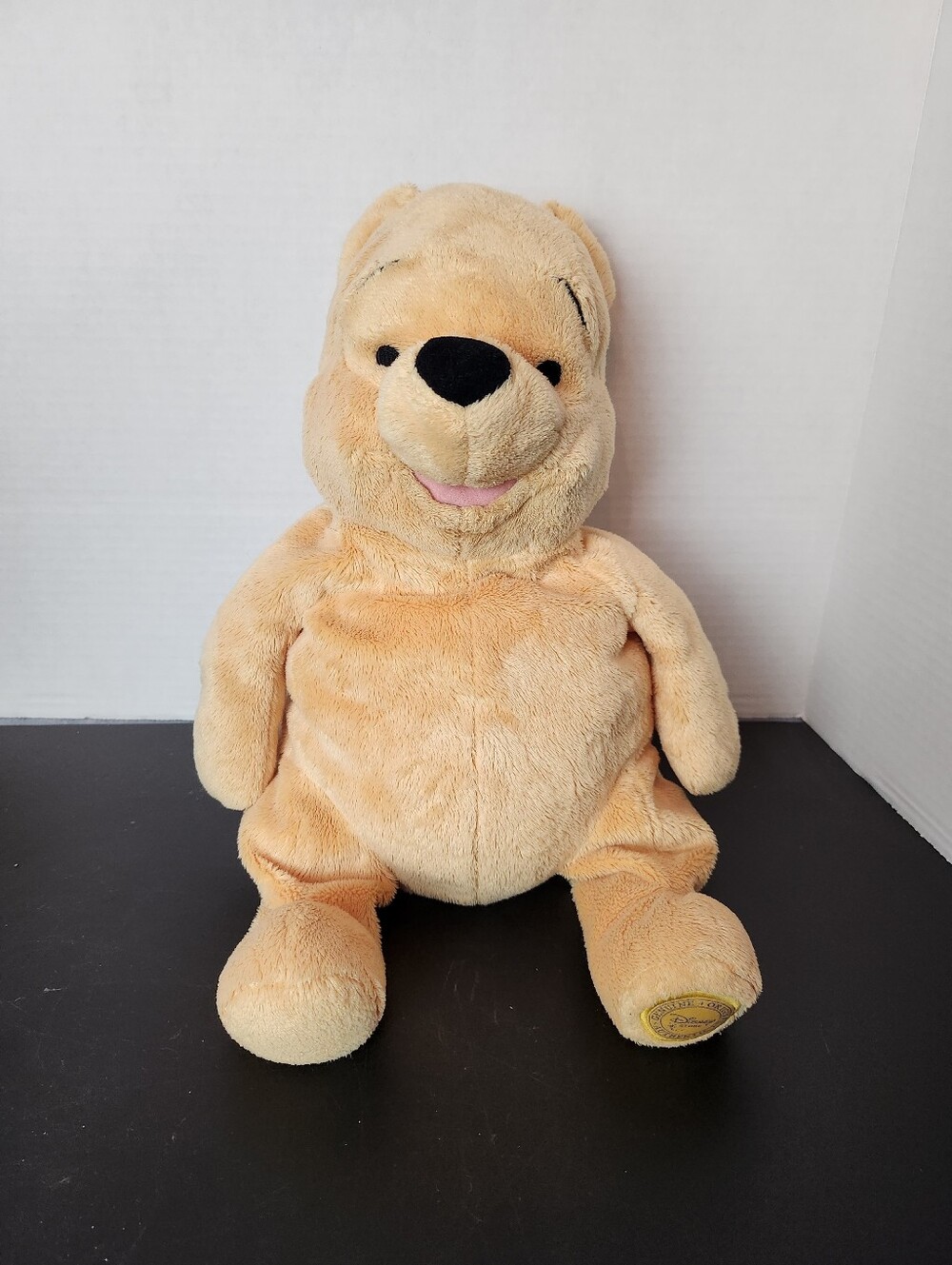 Disney Store Winnie the Pooh Plush Authentic Foot Stamp
